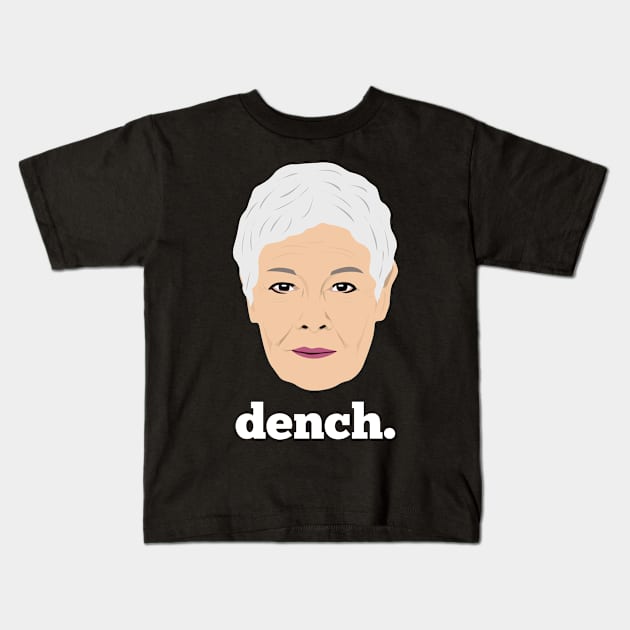 Dame Judi Dench Kids T-Shirt by Greg12580